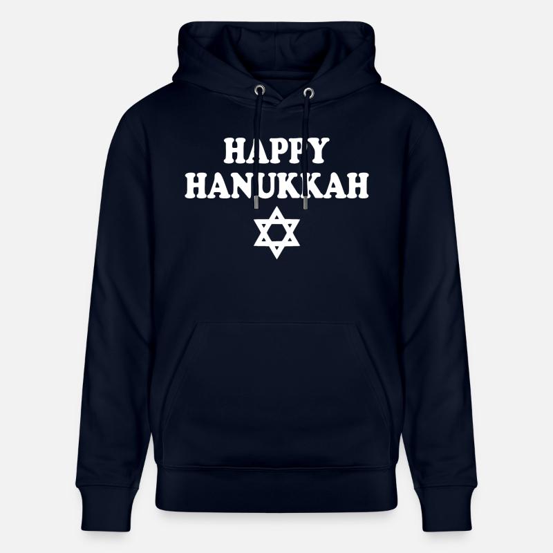 HAPPY HANUKKAH - Sweat à capuche bio CRUISER Stanley/Stella Unisexe - marine
