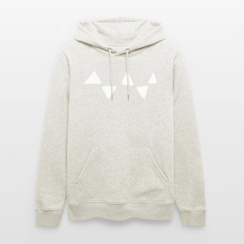 Triangular Pattern Triangular Shapes Stanley/Stella CRUISER Unisex Organic Hoodie