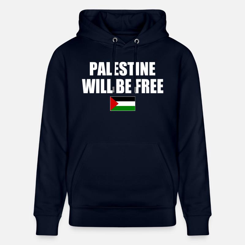 palestine will be free - Sweat à capuche bio CRUISER Stanley/Stella Unisexe - marine
