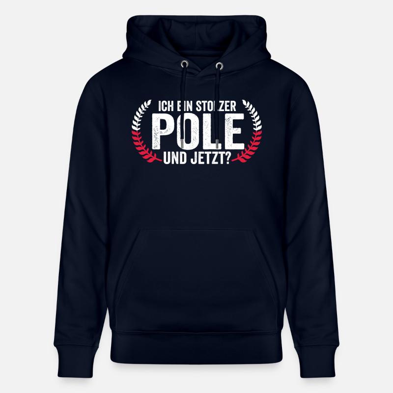 Polonais Pologne - Sweat à capuche bio CRUISER Stanley/Stella Unisexe - marine
