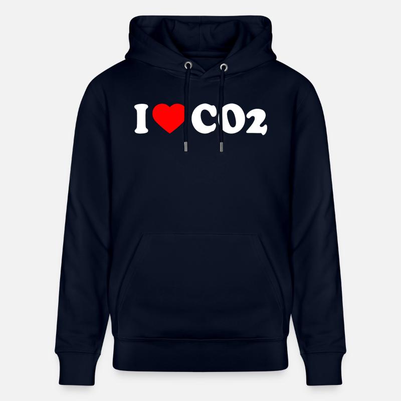 I love co2 - Sweat à capuche bio CRUISER Stanley/Stella Unisexe - marine