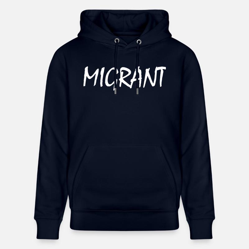 Migrant - Stanley/Stella Unisex Bio-Hoodie CRUISER  - Navy