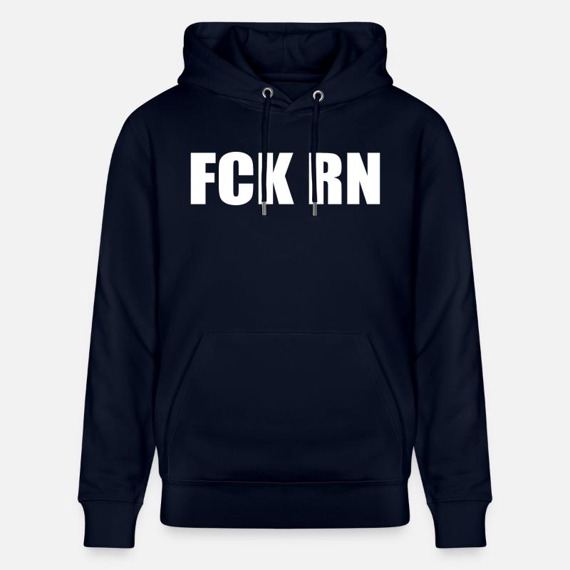 Fck rn - Sweat à capuche bio CRUISER Stanley/Stella Unisexe - marine