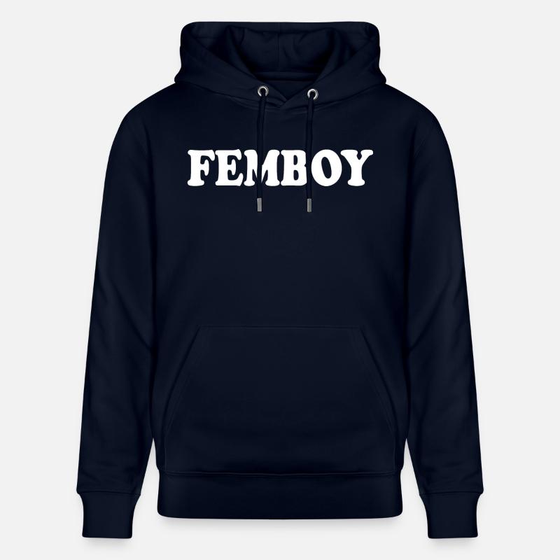 Femboy - Sweat à capuche bio CRUISER Stanley/Stella Unisexe - marine