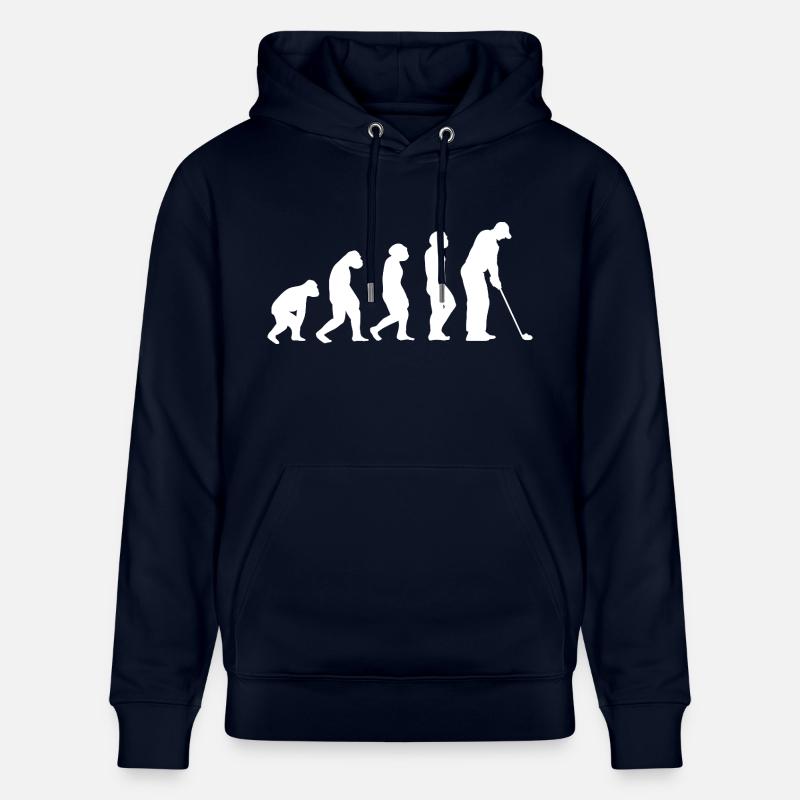 Golfspieler Evolution Golf - Stanley/Stella Unisex Bio-Hoodie CRUISER  - Navy