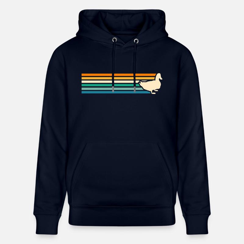 Canards - Sweat à capuche bio CRUISER Stanley/Stella Unisexe - marine