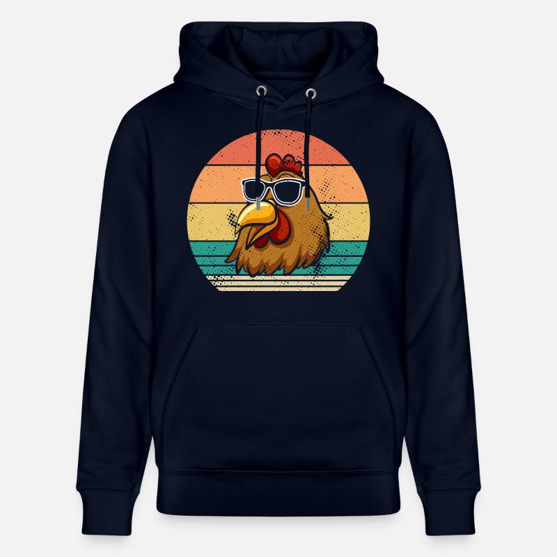Poules Poule - Sweat à capuche bio CRUISER Stanley/Stella Unisexe - marine
