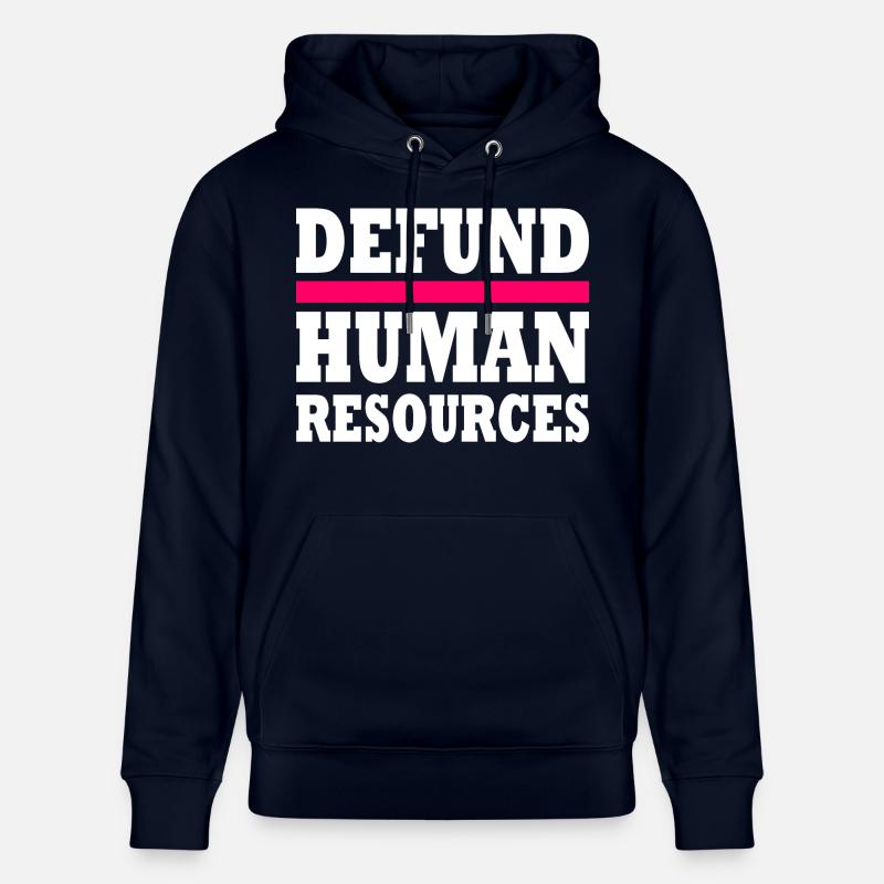 defund human resources - Sweat à capuche bio CRUISER Stanley/Stella Unisexe - marine