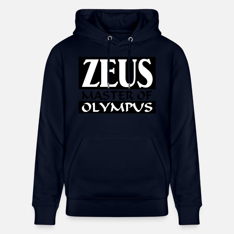 Zeus _-_ Master_Of_Olympus - Sweat à capuche bio CRUISER Stanley/Stella Unisexe - marine