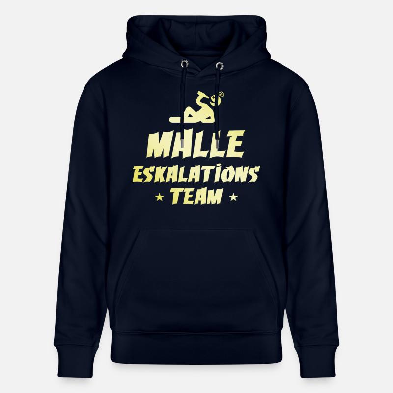Malle Escalation - Sweat à capuche bio CRUISER Stanley/Stella Unisexe - marine