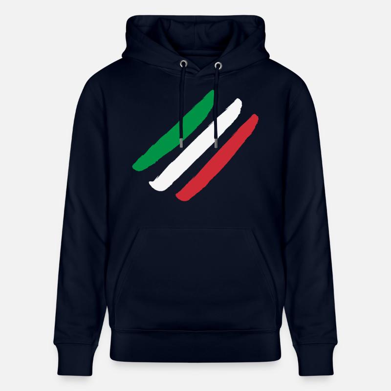 Drapeau de l’Italie - Steifen - Sweat à capuche bio CRUISER Stanley/Stella Unisexe - marine