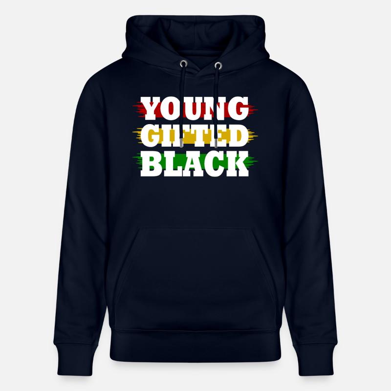 young gifted and black - Sweat à capuche bio CRUISER Stanley/Stella Unisexe - marine
