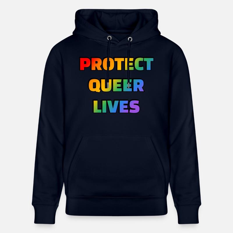 Protéger les vies queer - Sweat à capuche bio CRUISER Stanley/Stella Unisexe - marine