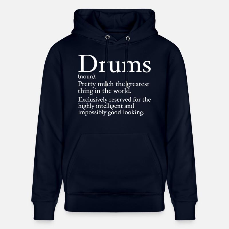Drôle Drummer Définition - Sweat à capuche bio CRUISER Stanley/Stella Unisexe - marine