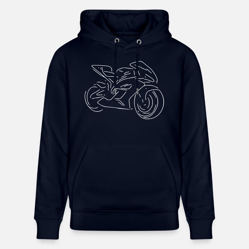 moto - Sweat à capuche bio CRUISER Stanley/Stella Unisexe - marine