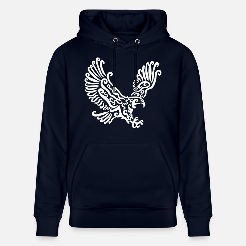 Aigle blanc - Sweat à capuche bio CRUISER Stanley/Stella Unisexe - marine