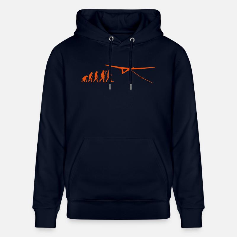 evolution vol à voile - Sweat à capuche bio CRUISER Stanley/Stella Unisexe - marine