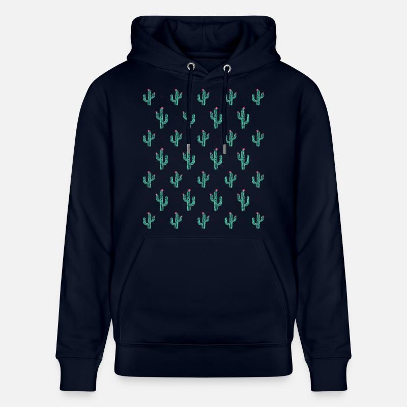 Cactus comme modèle - Sweat à capuche bio CRUISER Stanley/Stella Unisexe - marine