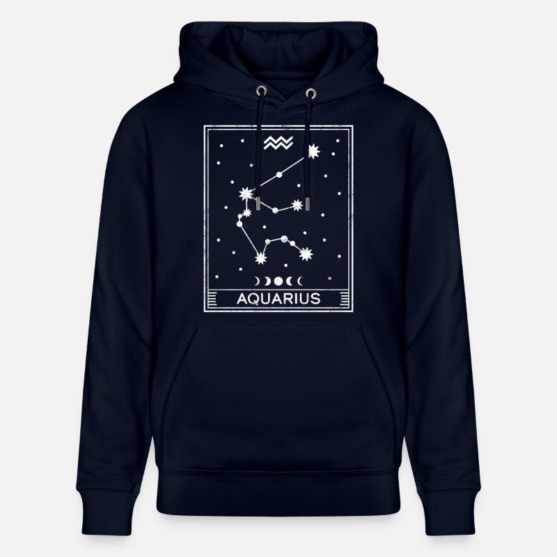 Sternzeichen Wassermann - Stanley/Stella Unisex Bio-Hoodie CRUISER  - Navy