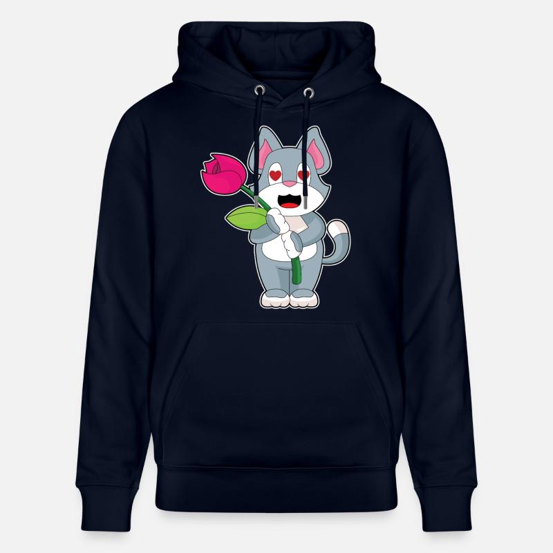 Fleur de chat - Sweat à capuche bio CRUISER Stanley/Stella Unisexe - marine