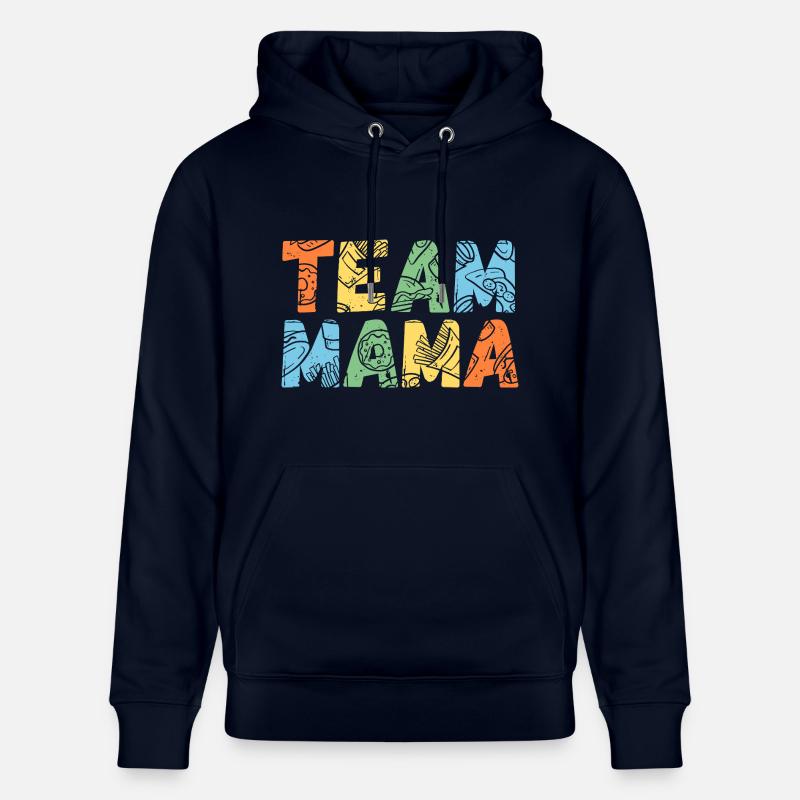 Mère Équipe Maman - Sweat à capuche bio CRUISER Stanley/Stella Unisexe - marine