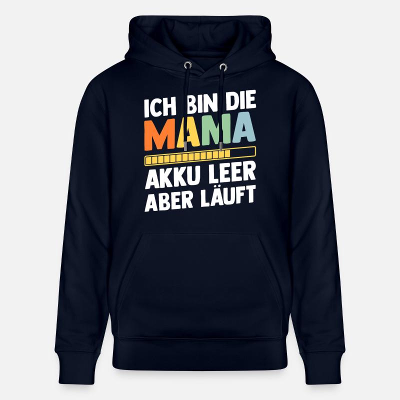 Mutter Team Mama - Stanley/Stella Unisex Bio-Hoodie CRUISER - Navy
