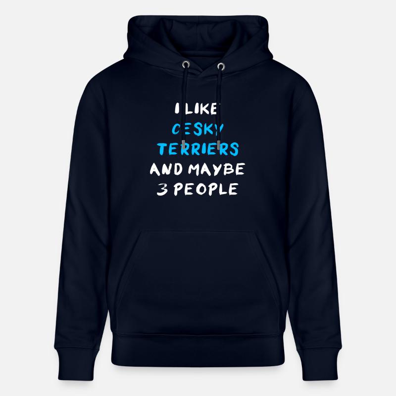 Cesky Terrier - Stanley/Stella Unisex Bio-Hoodie CRUISER - Navy