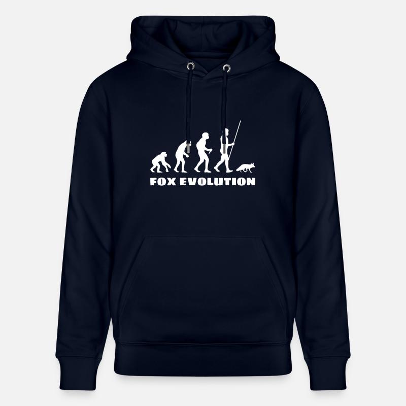 Fox Evolution - Stanley/Stella CRUISER Unisex Organic Hoodie - navy