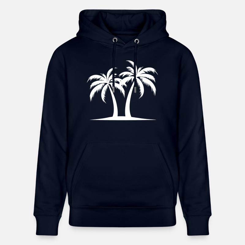Île Palm - Sweat à capuche bio CRUISER Stanley/Stella Unisexe - marine
