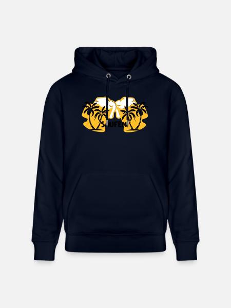 Saufen! - Stanley/Stella Unisex Bio-Hoodie CRUISER  - Navy
