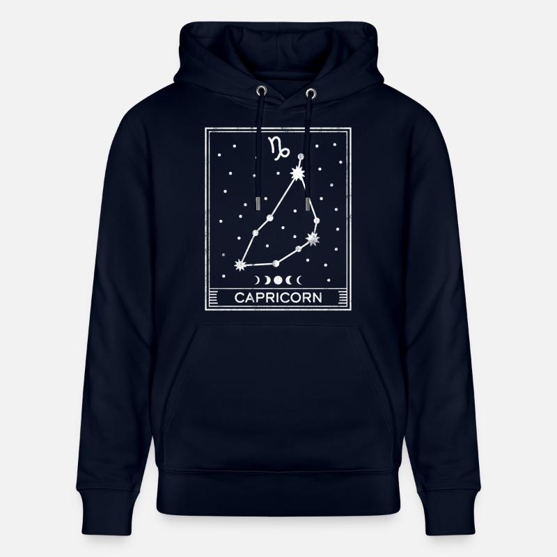 Sternzeichen Steinbock - Stanley/Stella Unisex Bio-Hoodie CRUISER  - Navy