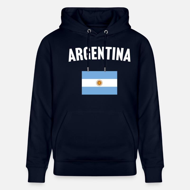 Drapeau de l’Argentine - Sweat à capuche bio CRUISER Stanley/Stella Unisexe - marine