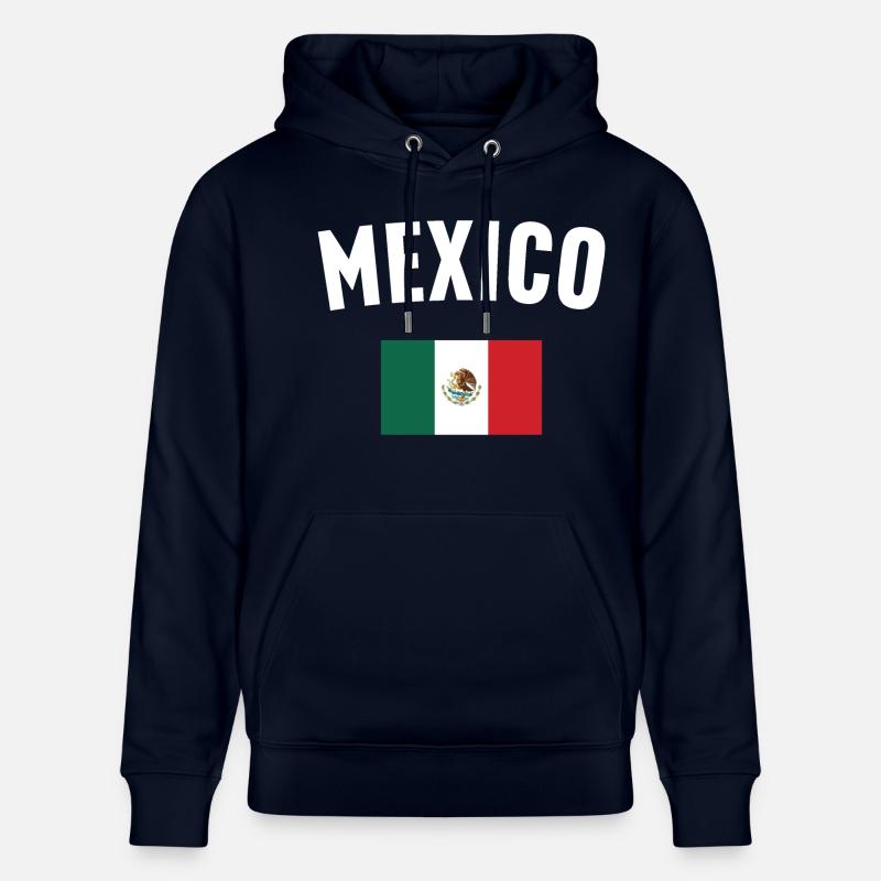 Drapeau du Mexique - Sweat à capuche bio CRUISER Stanley/Stella Unisexe - marine