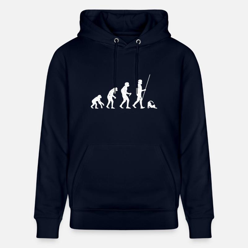 Katze Evolution - Stanley/Stella Unisex Bio-Hoodie CRUISER  - Navy