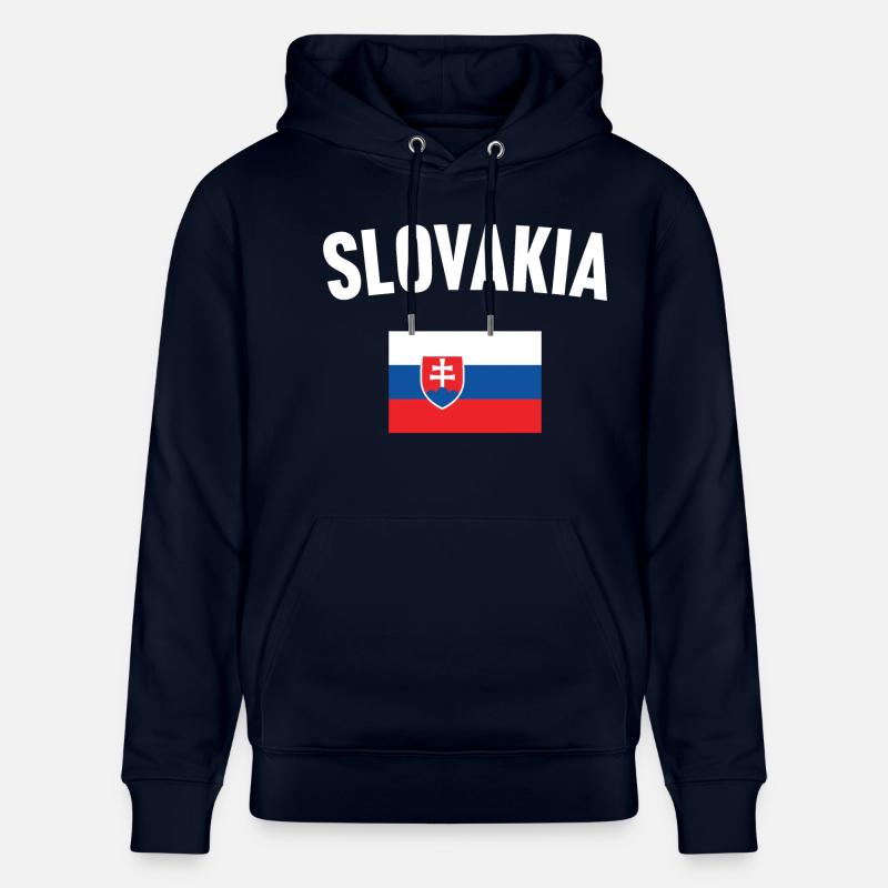 Drapeau de la Slovaquie - Sweat à capuche bio CRUISER Stanley/Stella Unisexe - marine