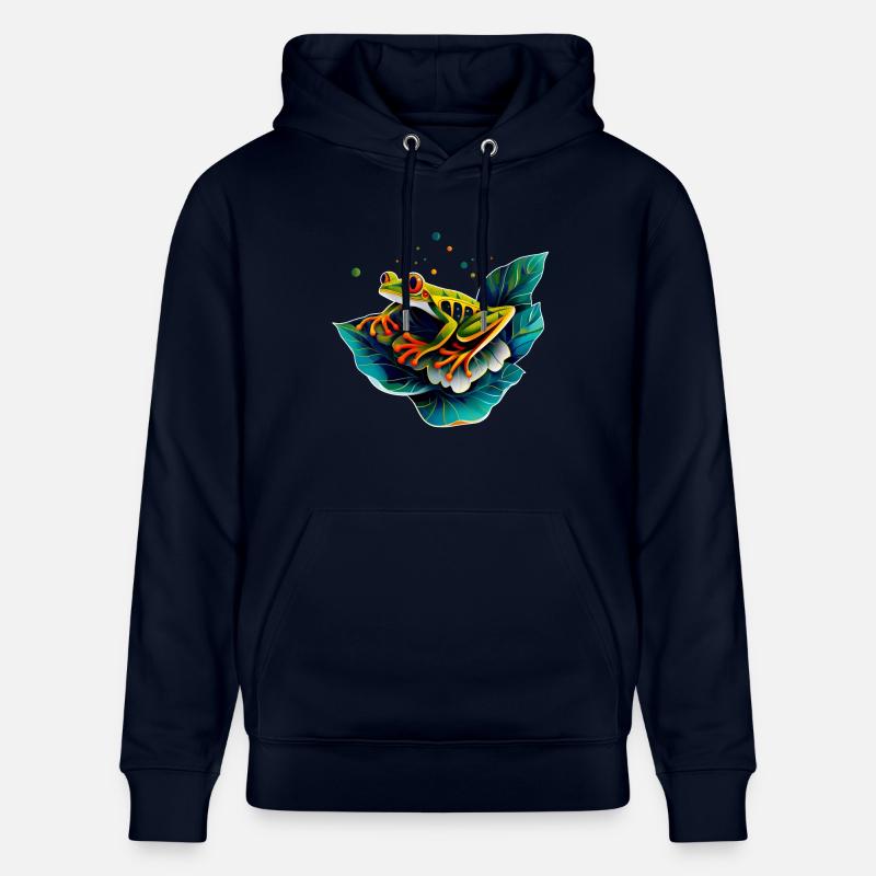 Grenouille - Sweat à capuche bio CRUISER Stanley/Stella Unisexe - marine