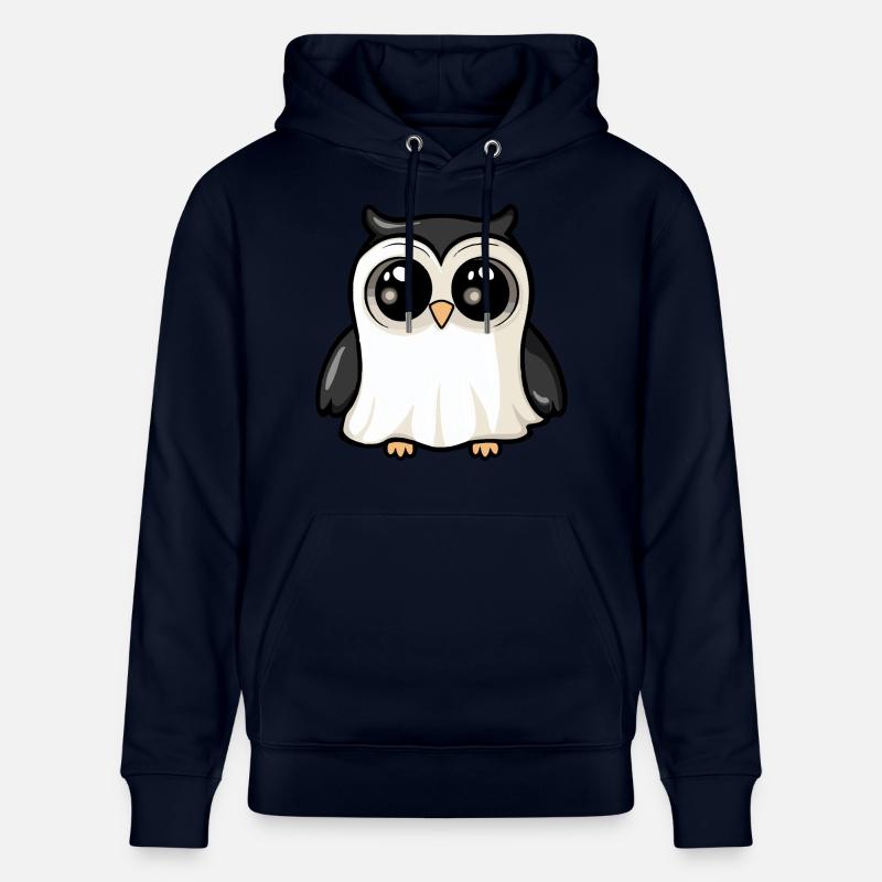 Eule Halloween Comic Geist - Stanley/Stella Unisex Bio-Hoodie CRUISER  - Navy
