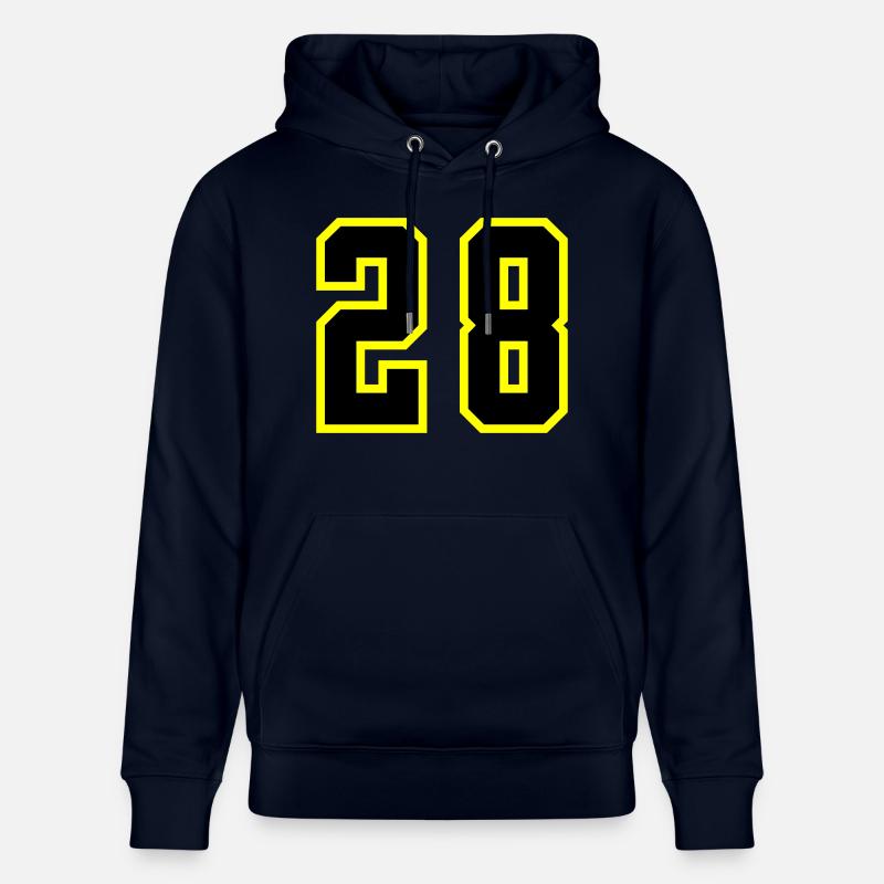 Maillot à 28 numéros - Sweat à capuche bio CRUISER Stanley/Stella Unisexe - marine