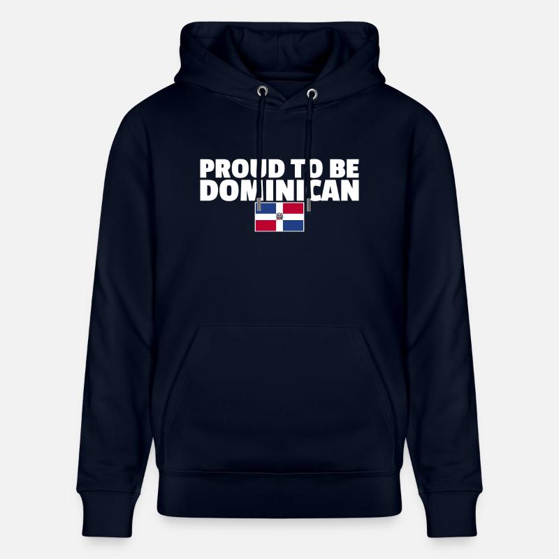 Fier d’être Drapeau Dominicain - Sweat à capuche bio CRUISER Stanley/Stella Unisexe - marine
