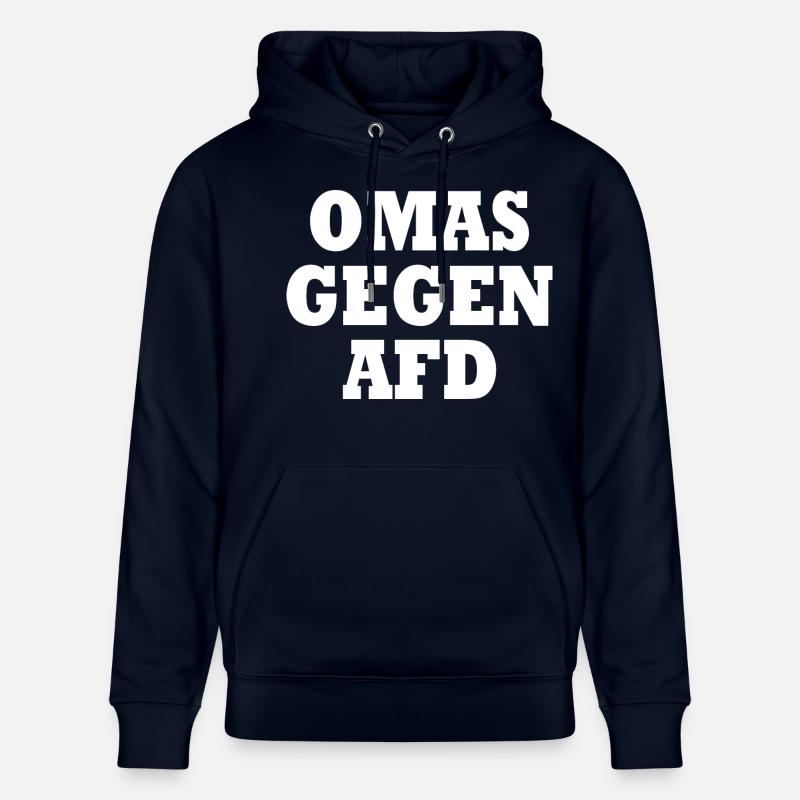 Mamies contre afd - Sweat à capuche bio CRUISER Stanley/Stella Unisexe - marine