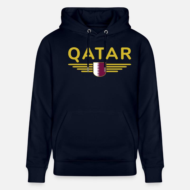 Qatar Design – Exclusif et moderne - Sweat à capuche bio CRUISER Stanley/Stella Unisexe - marine