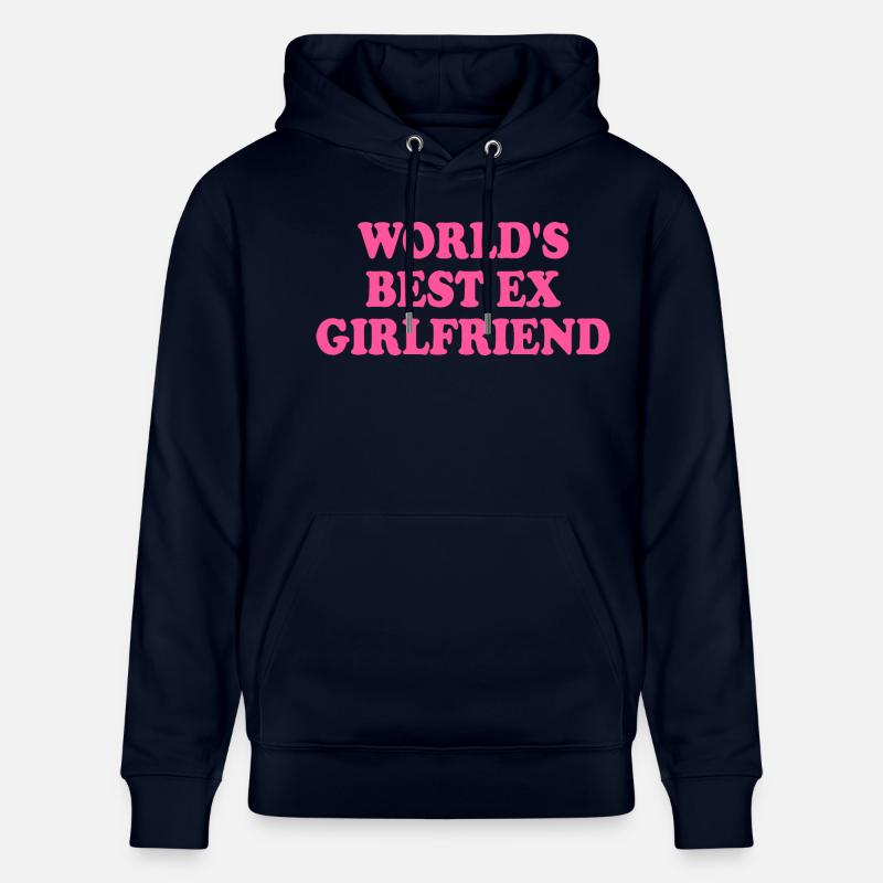 world's best ex girlfriend - Sweat à capuche bio CRUISER Stanley/Stella Unisexe - marine