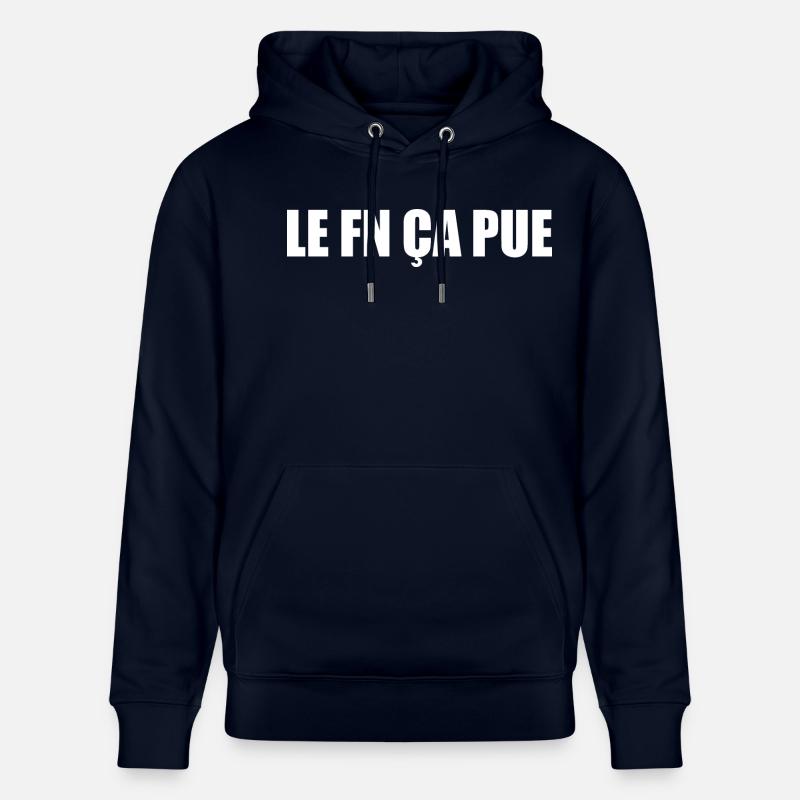le fn ça pue - Sweat à capuche bio CRUISER Stanley/Stella Unisexe - marine