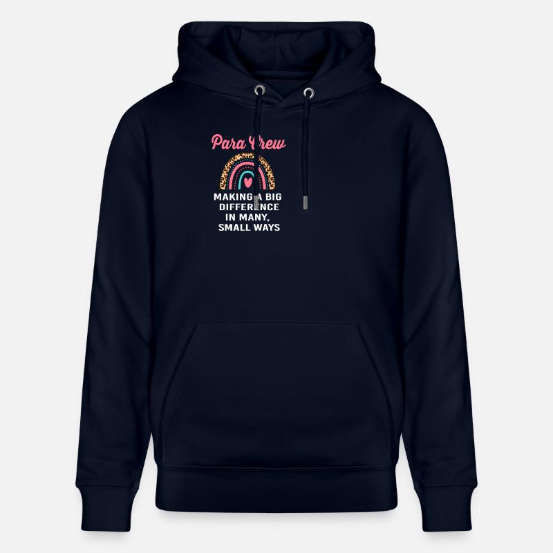 Paraeducator Lehrerassistent Paraprofessional - Stanley/Stella Unisex Bio-Hoodie CRUISER  - Navy