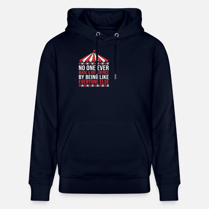 Bourreau de travail - Sweat à capuche bio CRUISER Stanley/Stella Unisexe - marine