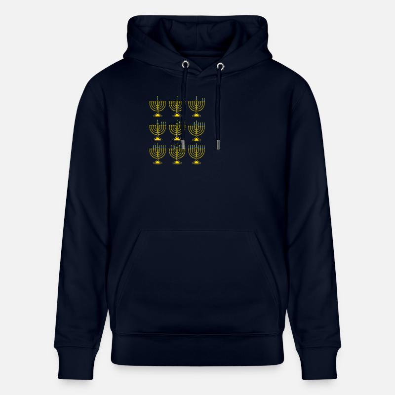 Hanoukka Hanoukka Hanoucca - Sweat à capuche bio CRUISER Stanley/Stella Unisexe - marine