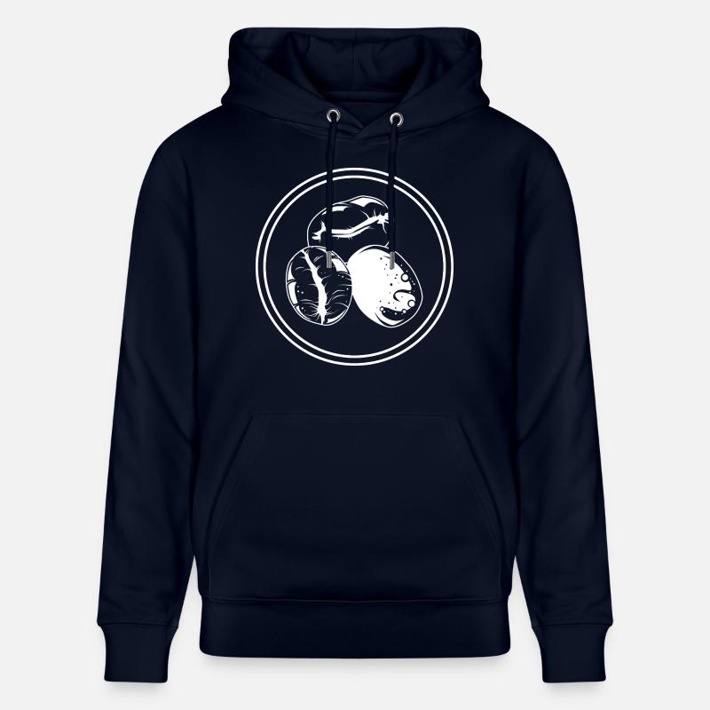 Kaffeebohne Symbol Kaffee - Stanley/Stella Unisex Bio-Hoodie CRUISER  - Navy