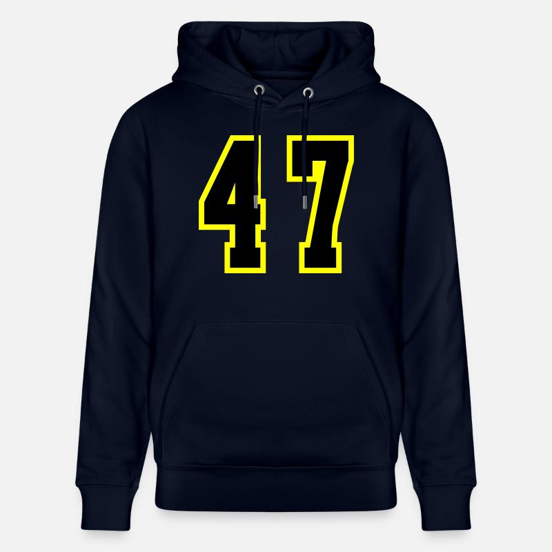 Maillot à 47 numéros - Sweat à capuche bio CRUISER Stanley/Stella Unisexe - marine