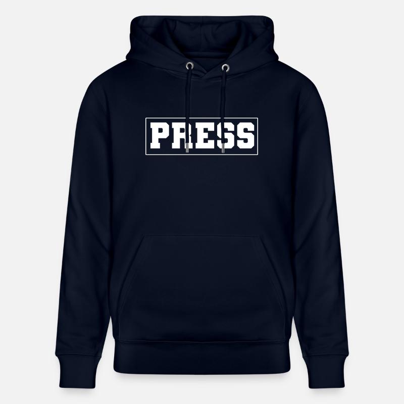 Auteur Presse (Médias) - Sweat à capuche bio CRUISER Stanley/Stella Unisexe - marine