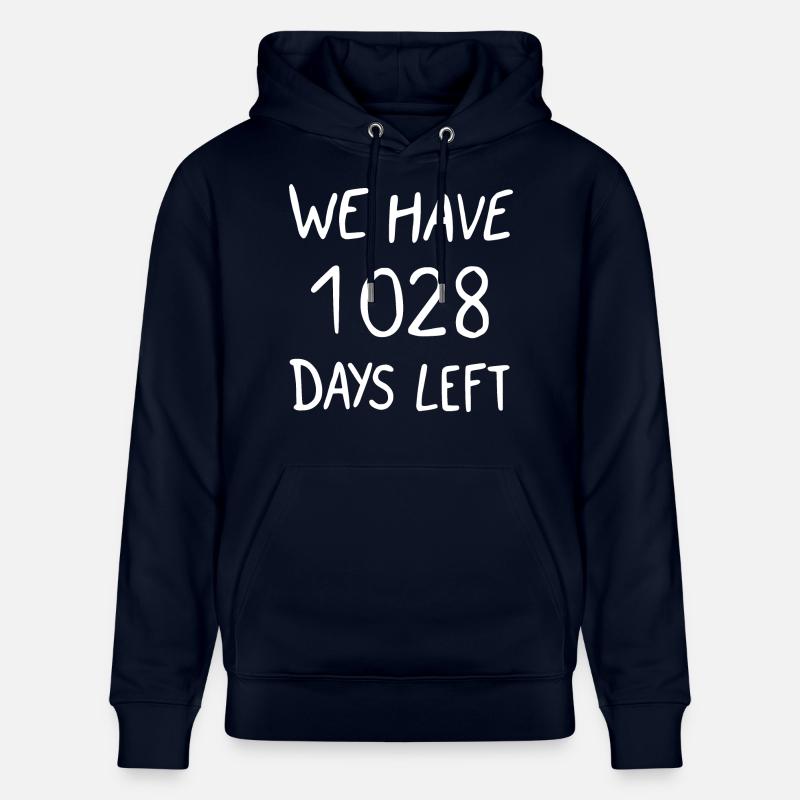 we have 1028 days left - Sweat à capuche bio CRUISER Stanley/Stella Unisexe - marine